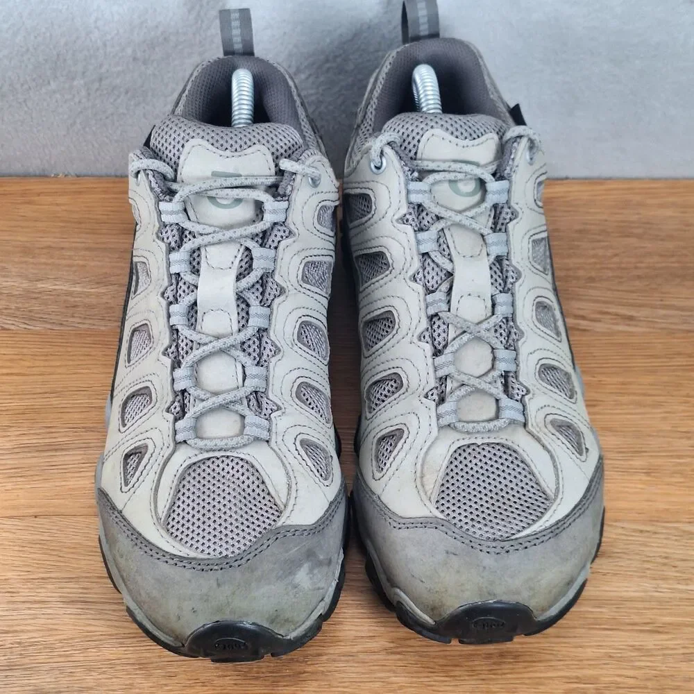 Oboz Sawtooth II Low Women's 9.5 Wide EU 41 Waterproof Hiking Shoes Tan Leather